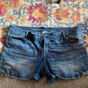 Midi Jean Shorts